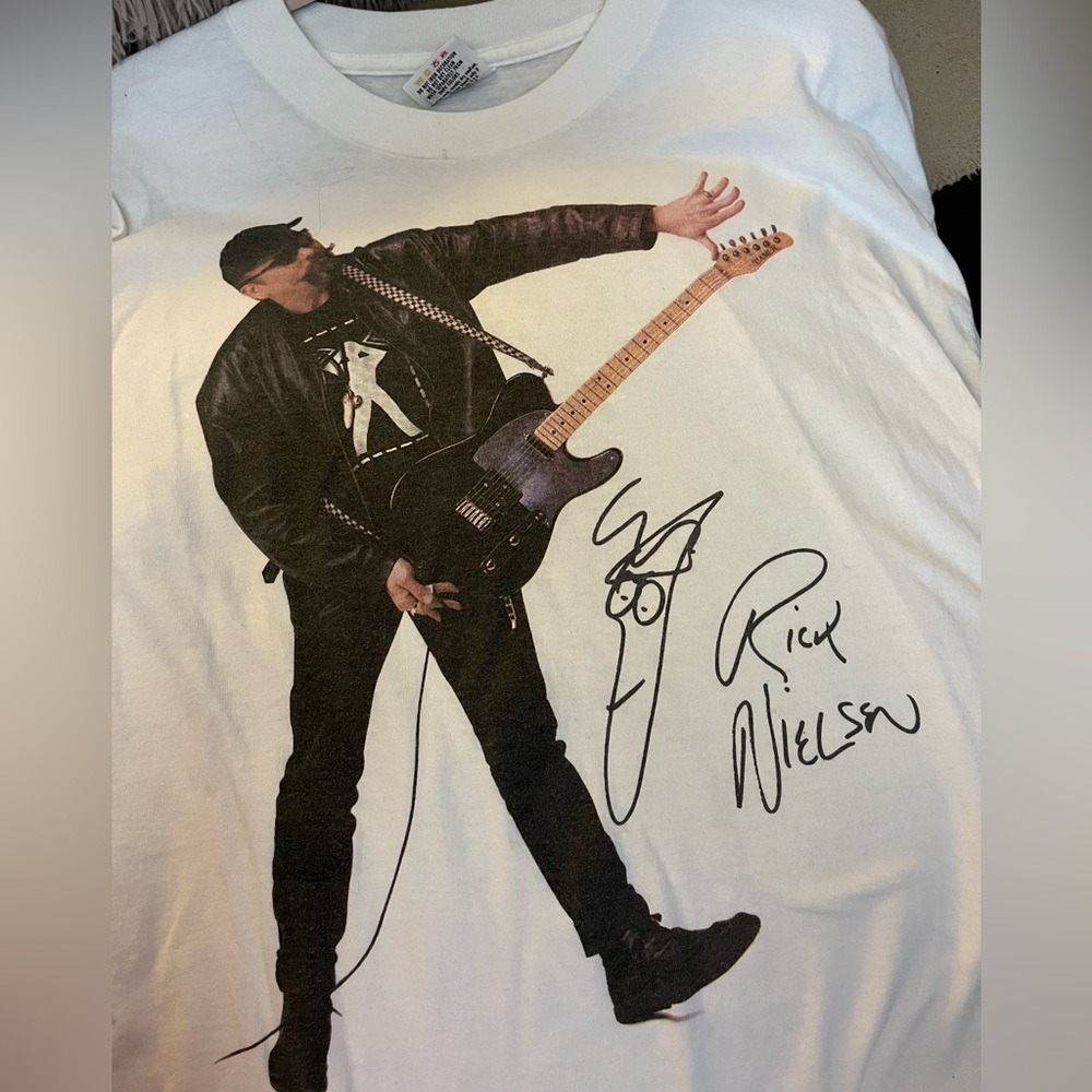 Vintage 90s Cheap Trick Rick Nielsen TShirt XLarge By Nice Man 100% Cotton